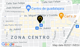 Mapa de Joyas Gil en Guadalajara