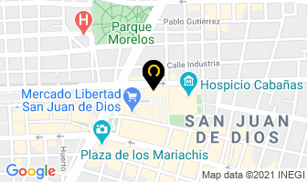 Mapa de Joyeria Gilamany en Guadalajara