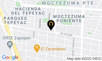 Mapa de Jv Alarmas en Zapopan