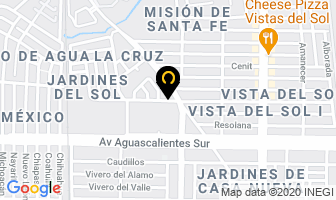 Mapa de Karate Do Goju Ryu Nahate Tsurukai en Aguascalientes