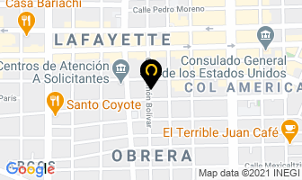 Mapa de Karin Horn en Guadalajara