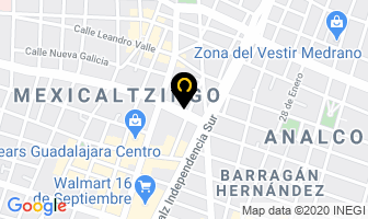 Mapa de Kristal Century Group en Guadalajara