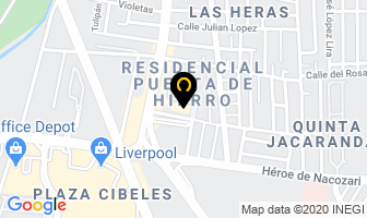 Mapa de La Bella Napoli en Irapuato