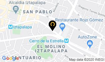 Mapa de La Casa Del Pintor en Iztapalapa