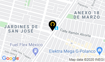 Mapa de La Casa Del Plomero en Guadalajara