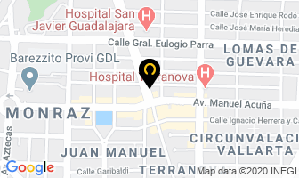 Mapa de La Casa Del Waffle en Guadalajara
