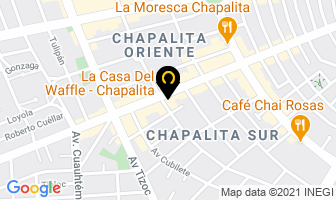 Mapa de La Casa Del Waffle en Guadalajara
