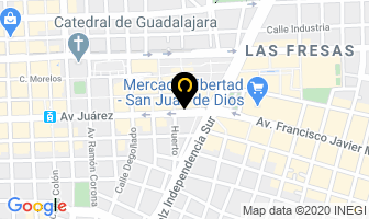 Mapa de La Catedral Charra en Guadalajara