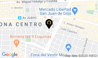 Mapa de La Corona en Guadalajara