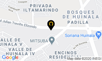 Mapa de La Hacienda Eventos en Apodaca