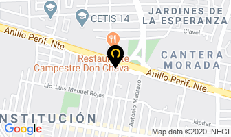 Mapa de La Hormiga en Zapopan