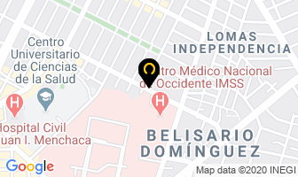 Mapa de La Michoacana en Guadalajara