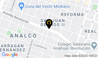 Mapa de La Original Casa Olvera en Guadalajara