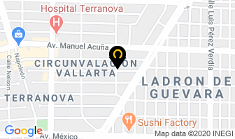 Mapa de La Pecera. Escuela De Natación en Ciudad de Mexico