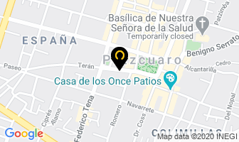Mapa de Laboratorio Dental Dentanni en Pátzcuaro