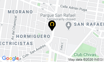 Mapa de Laboratorio San Rafael en Guadalajara