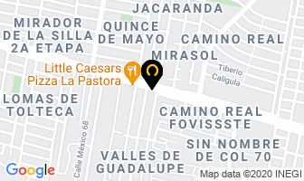 Mapa de Laminas Y Cortinas Del Norte S.a De C.v en Guadalupe