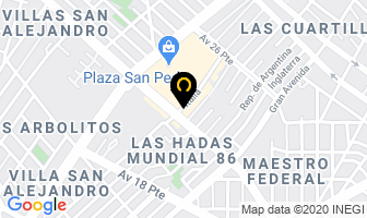 Mapa de Las Arracheras en Puebla