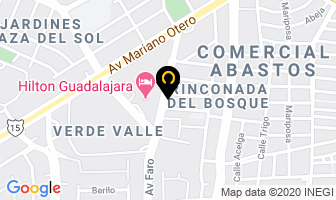 Mapa de Las Hermanas Coraje Saby en Guadalajara