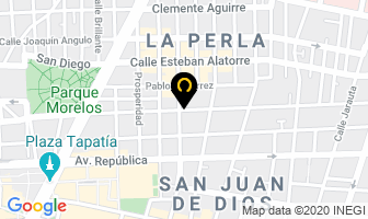 Mapa de Lavanderia Perla en Guadalajara