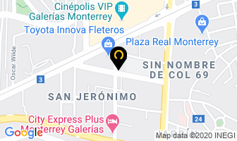 Mapa de LavanderÍa Y TintorerÍa San JerÓnimo en Monterrey