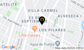 Mapa de León Vargas Y Asociados, S.c. en Puebla