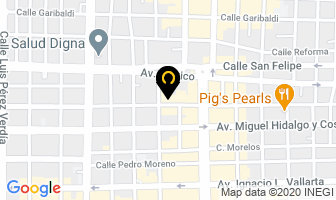 Mapa de Lex Abogados en Guadalajara