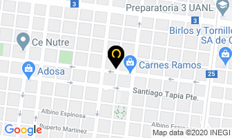 Mapa de Lic. Ramiro A. Garza Ponce en Monterrey