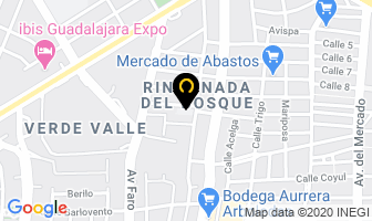 Mapa de Liceo Del Bosque en Guadalajara