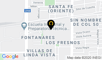 Mapa de Linsa.logistica Internacional Del Norte, S.a.de C.v. en Monterrey
