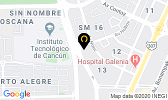 Mapa de Lipoescultura - Lipolaser - Lipocavitación - Belli Spa en Cancún