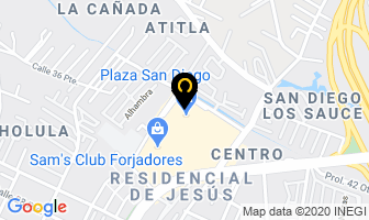 Mapa de Llantas Y Servicios San Diego en San Andrés Cholula
