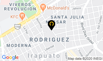 Mapa de Llaves Medel en Irapuato