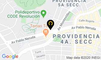 Mapa de Lomas Providencia Hospital De La Mujer en Guadalajara