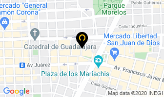 Mapa de Lonches Amparito en Guadalajara