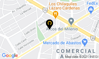 Mapa de Lopez Moreno Abogados en Guadalajara