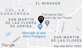 Mapa de Los Cirios en San Pedro Tlaquepaque