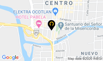 Mapa de Los Rieleros en Ocotlán