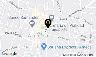 Mapa de Love Fashion en Ameca