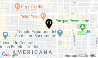 Mapa de Luvier Pasteleria en Guadalajara