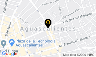Mapa de Luz Y Sonido Fiesta Latina en Aguascalientes