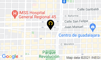 Mapa de Luz Y Sonido Luas en Guadalajara