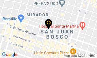 Mapa de Maderas Del Norte en Guadalajara