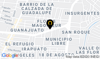 Mapa de Maderas pino Gordo en Irapuato