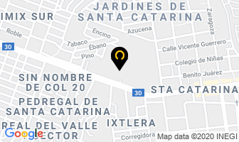 Mapa de Madereria Cadena en Santa Catarina