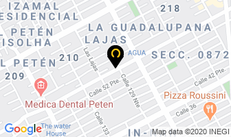 Mapa de Madereria La Guadalupana en Cancún