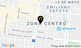 Mapa de Maestra Tere Rodriguez corte Y Confeccion en Ciudad de Mexico