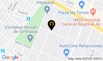 Mapa de Mag Quimica en Guadalajara