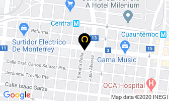 Mapa de Makita en Monterrey