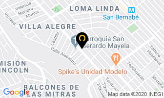 Mapa de Malla Regia en Monterrey